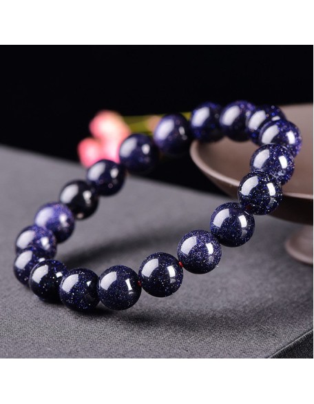 Blue Sandstone Bracelet - Intention Amplifier