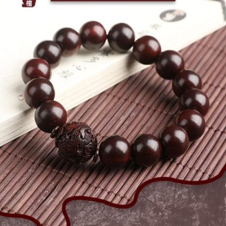 Sandalwood Bracelet Buddhist Meditation Beads - Peace & Concentration